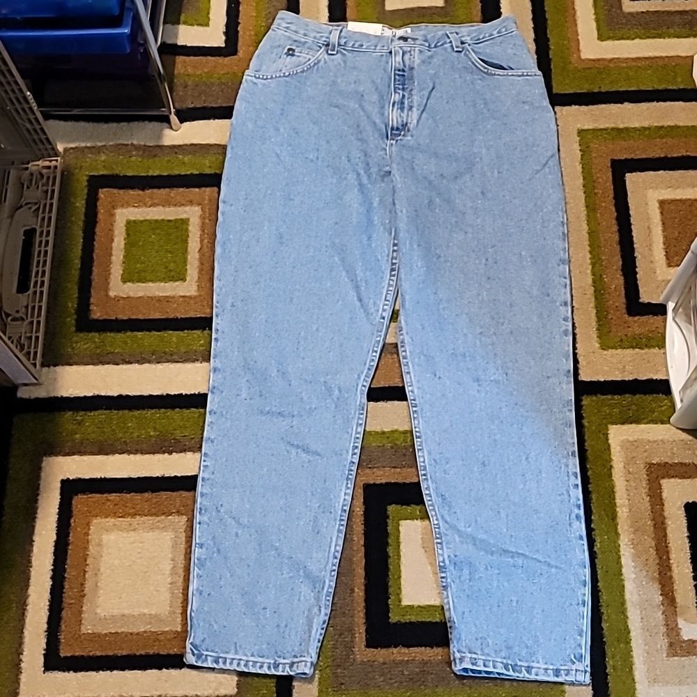 NEW NOS Deadstock 90s Zena High Rise Mom Jeans 5 Pocket Comfort Jean Size 14